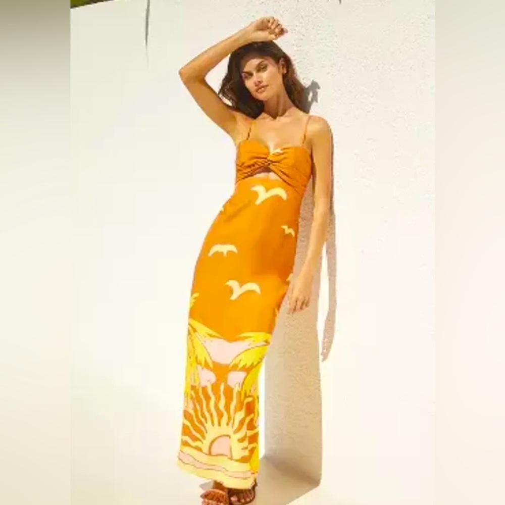 CALA DE LA CRUZ APIA LINEN DRESS